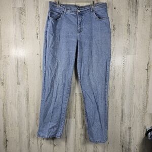Just my size light wash high rise straight leg blue jeans women's plus size 18W
